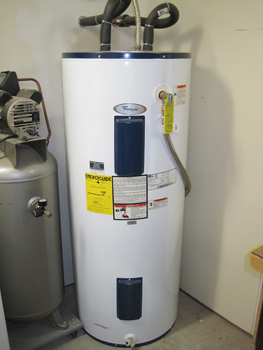 finished water heater
